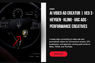 ai video ad creator, veo 3, kling, promo videos for brands