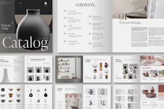 design sales products catalog sell sheet flipbook for b2b wholesales distributor