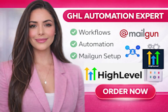 be your gohighlevel virtual assistant ghl workflow ghl VA ghl automation mailgun