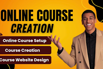 create online course, course content, script, course presentation, course upload