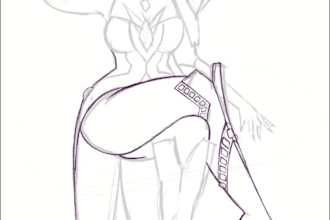 draw an anime character commission of your oc or fanart