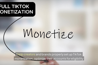 do complete tiktok monetization promotion organically creator reward program