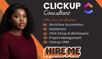 be your clickup expert for project management and automation