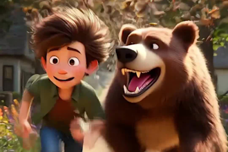 3d kids story animation image to video