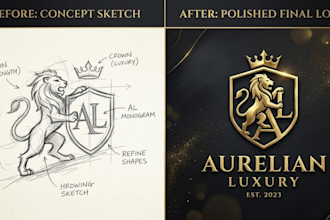 design a complete brand identity and logo for your business