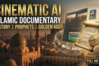 make professional islamic documentary style videos using ai