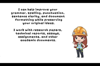 proofread and edit your academic research, or technical documents