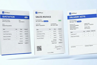 create professional erpnext print format invoice quotation PDF template