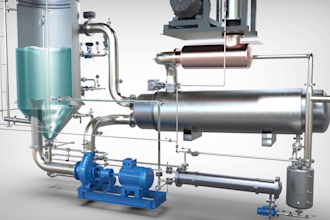 create 3d industrial animation mechanical process plant machinery video