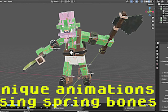 create voxel character game ready