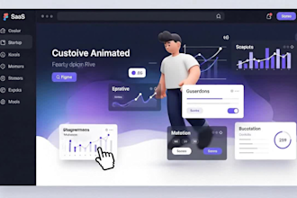 create interactive rive animations, lottie animation   for web and app