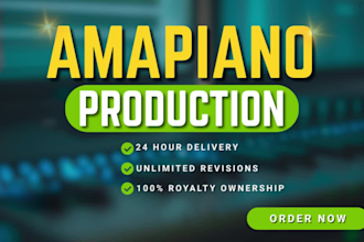produce 5 amapiano beats that are hit songs for you