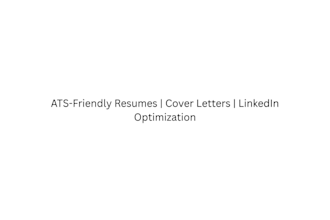be your professional ats resume writer and cover letter designer