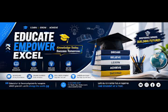 design premium social media banners