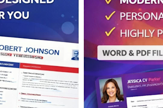 design a professional ats friendly resume and CV in canva