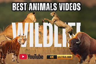 create wildlife animal copyright free video for youtube