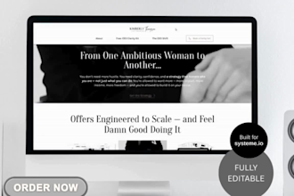 do german systeme io sales funnel landing page systeme io website online course