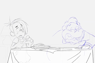 do 2d traditional animation, hand drawn animation, frame by frame animation