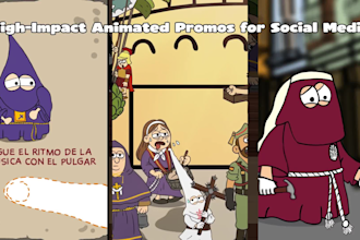 create a childrens comic book and animated trailer