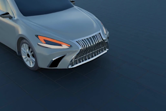 create a photorealistic animated 3d vehicle model