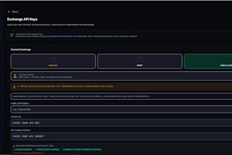 build a crypto auto trading bot for binance bybit web and mobile app