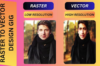 do professional vector tracing and raster to vector