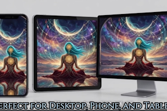create sacred geometry and mystic energy art for meditation
