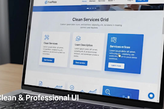 create a responsive HTML CSS javascript webpage