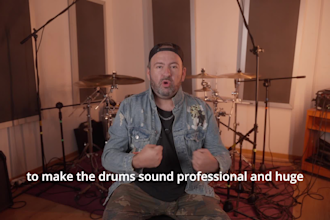 create a professional drum recording for you