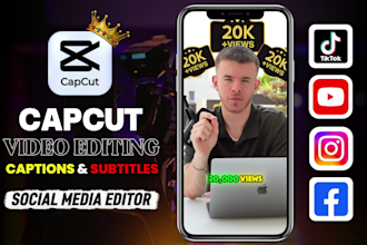 edit captions or subtitles reels using capcut video editing