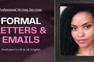 write any kind of letter or email