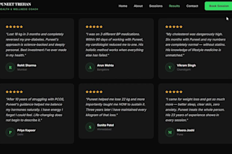 build a modern ai powered business website