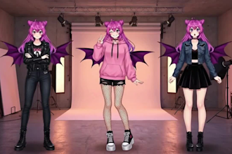 do live 2d vtuber, chibi vtuber, vtuber avatar, furry vtuber, anime vtuber,