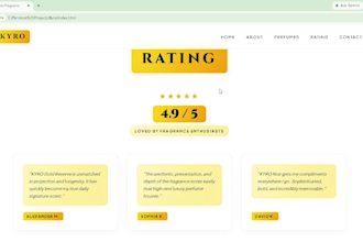 create an animated classic website
