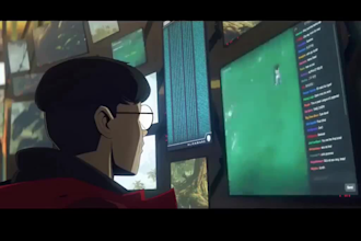 2d cartoon animation frame by frame character animation anime music video intro