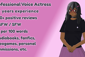 record your female sfw or nsfw voice over