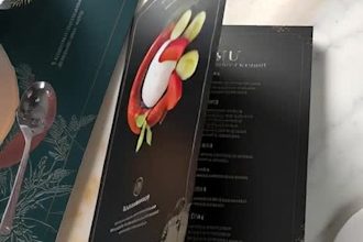 design modern restaurant food menu and cafe menu design
