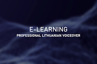 do a professional lithuanian male voiceover