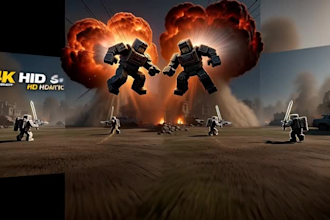 compose professional visual effects, vfx for your game