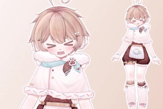 design and rigging live 2d vtuber model, 2d vtuber commission, 2d pngtuber model