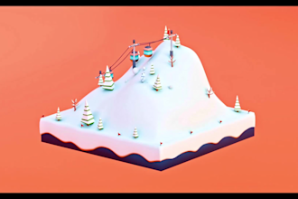 create low poly 3d game assets for mobile and indie games