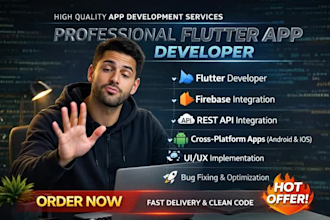develop flutter apps with firebase integration