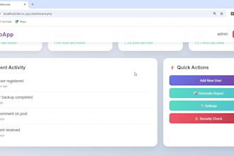 build a professional PHP login system with password show hide toggle