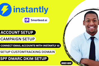 setup instantly ai or smartlead for cold email outreach