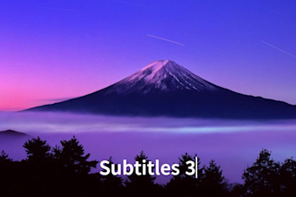 add subtitles on videos,english,french, 35 pourcent discount