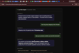build an ai chatbot trained on your business documents