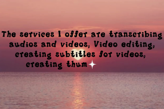 add transcriptions to your video
