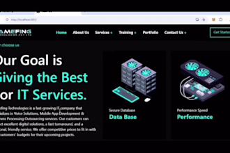 develop a professional, responsive, and high converting landing page