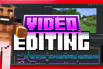 professionally edit minecraft gameplay videos