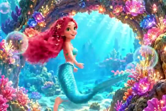 create a dynamic 3d animated children book trailer or video promo